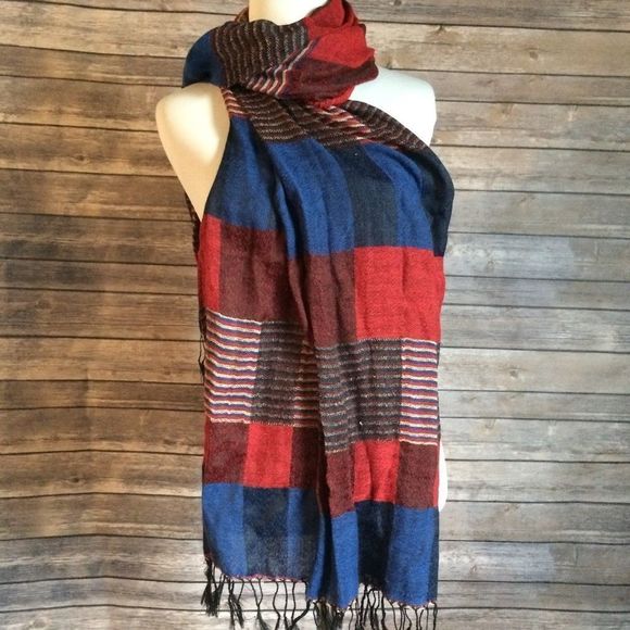 Plaid Scarf-Perfect for Fall! - Picture 3 of 3